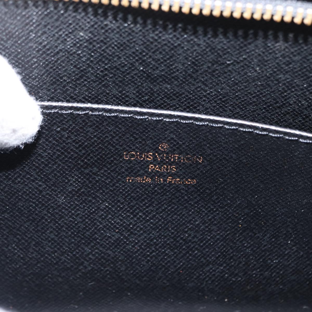 LOUIS VUITTON Epi Pochette Homme Clutch Bag Black M52522 LV Auth 151762