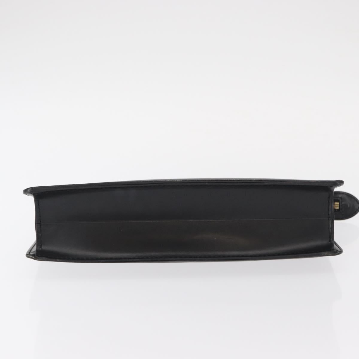 LOUIS VUITTON Epi Pochette Homme Clutch Bag Black M52522 LV Auth 151762