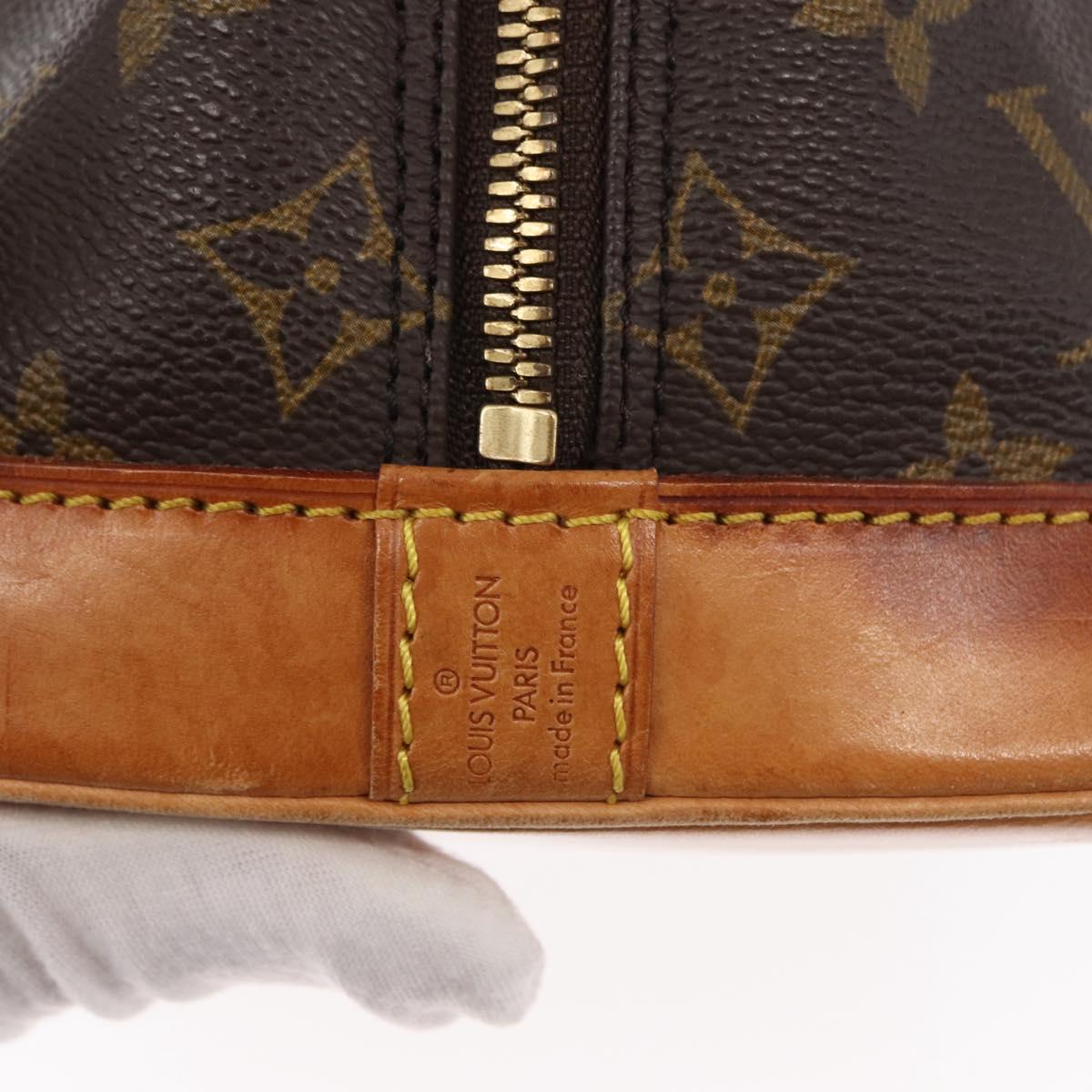 LOUIS VUITTON Monogram Alma Hand Bag M51130 LV Auth 151763
