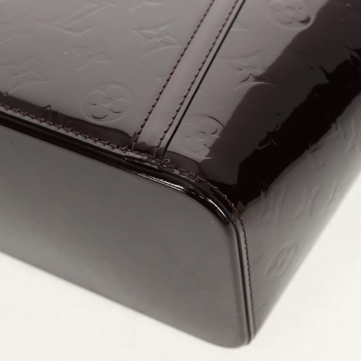 LOUIS VUITTON Vernis Avalon GM Hand Bag Rouge Favist M91566 LV Auth 151769AV