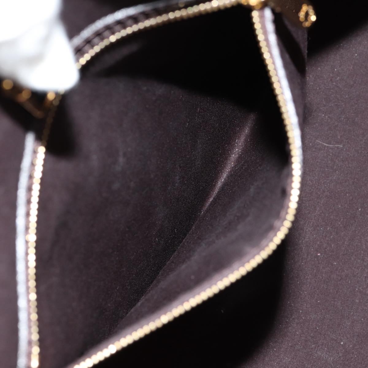 LOUIS VUITTON Vernis Avalon GM Hand Bag Rouge Favist M91566 LV Auth 151769AV