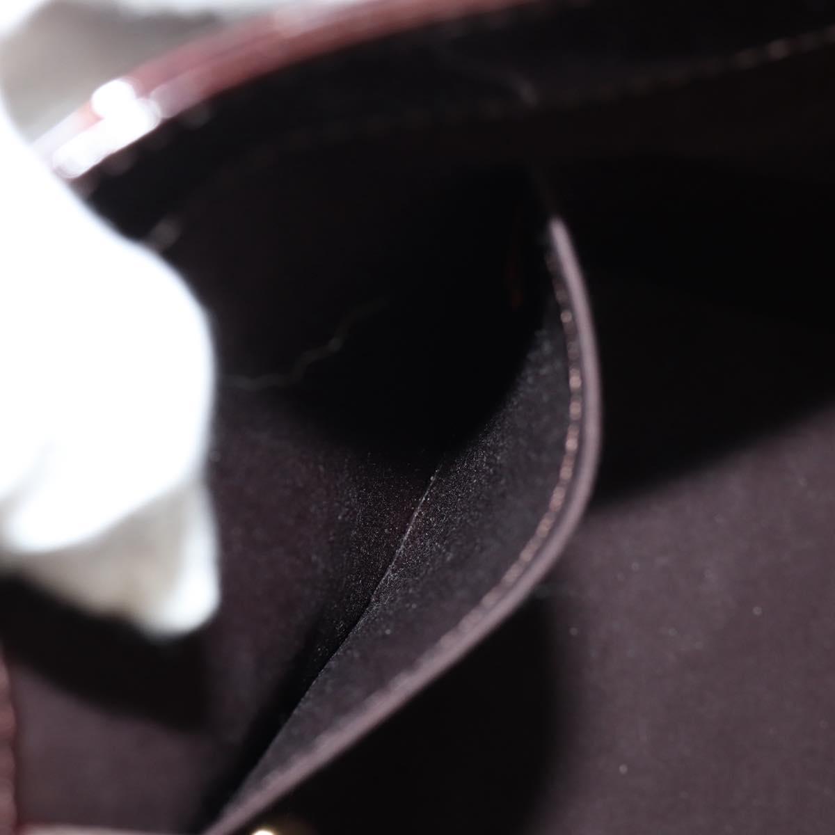 LOUIS VUITTON Vernis Avalon GM Hand Bag Rouge Favist M91566 LV Auth 151769AV