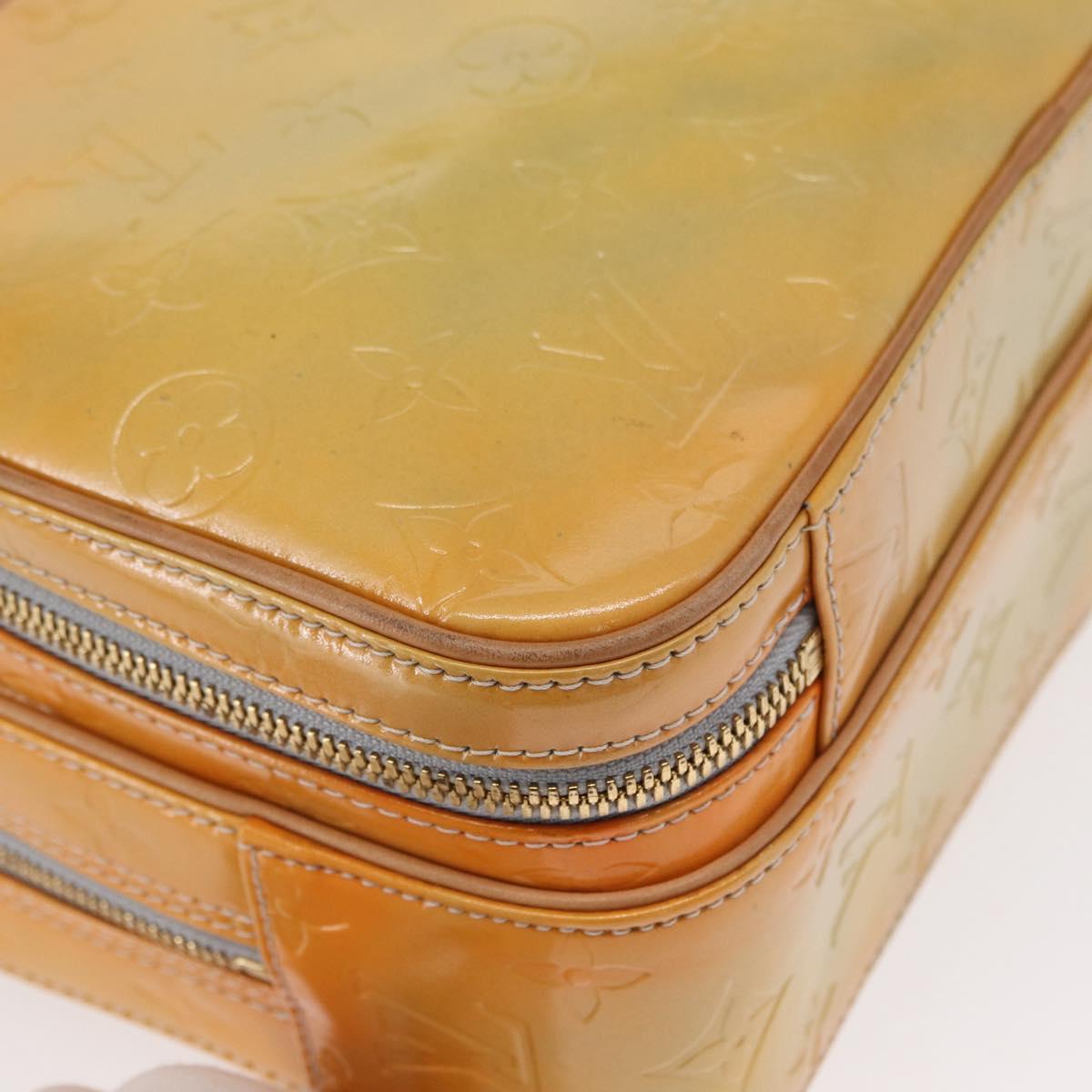 LOUIS VUITTON Monogram Vernis Marley Backpack Gris M91038 LV Auth 151778