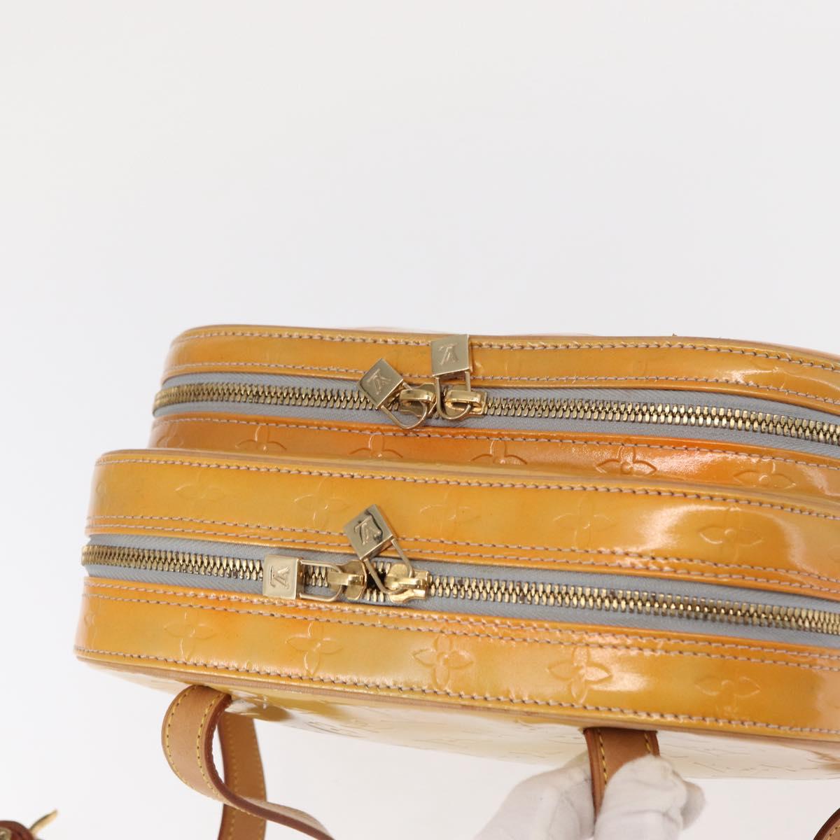 LOUIS VUITTON Monogram Vernis Marley Backpack Gris M91038 LV Auth 151778