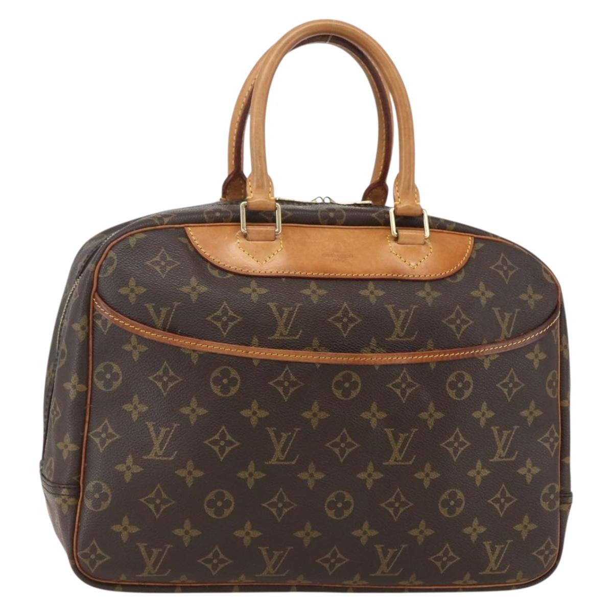 LOUIS VUITTON Monogram Deauville Hand Bag M47270 LV Auth 151781