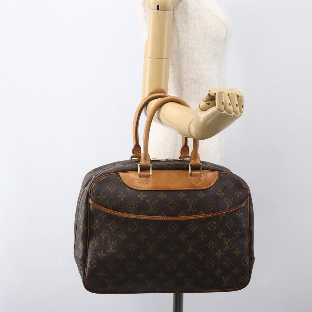 LOUIS VUITTON Monogram Deauville Hand Bag M47270 LV Auth 151781