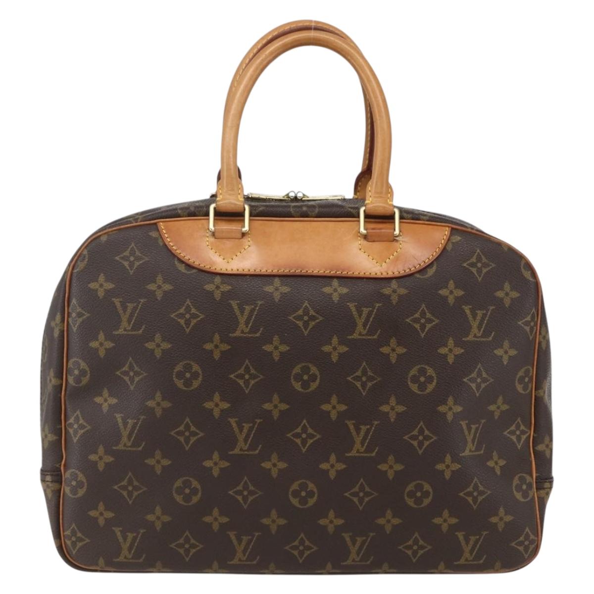 LOUIS VUITTON Monogram Deauville Hand Bag M47270 LV Auth 151781