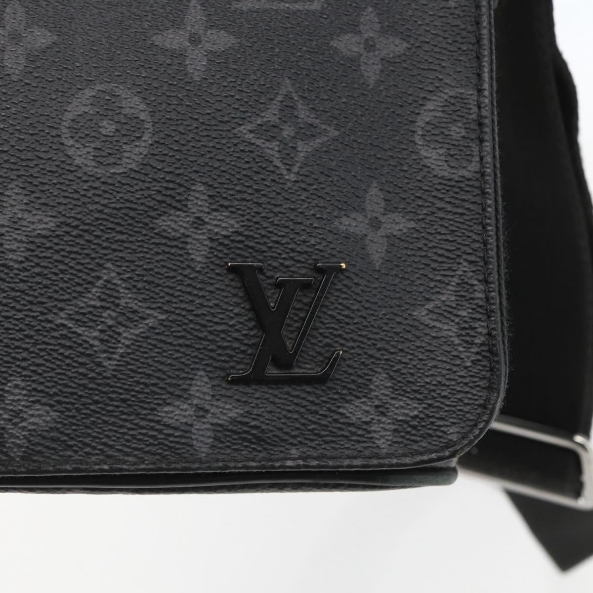 LOUIS VUITTON Monogram Eclipse District PM Shoulder Bag M45272 LV Auth 151784
