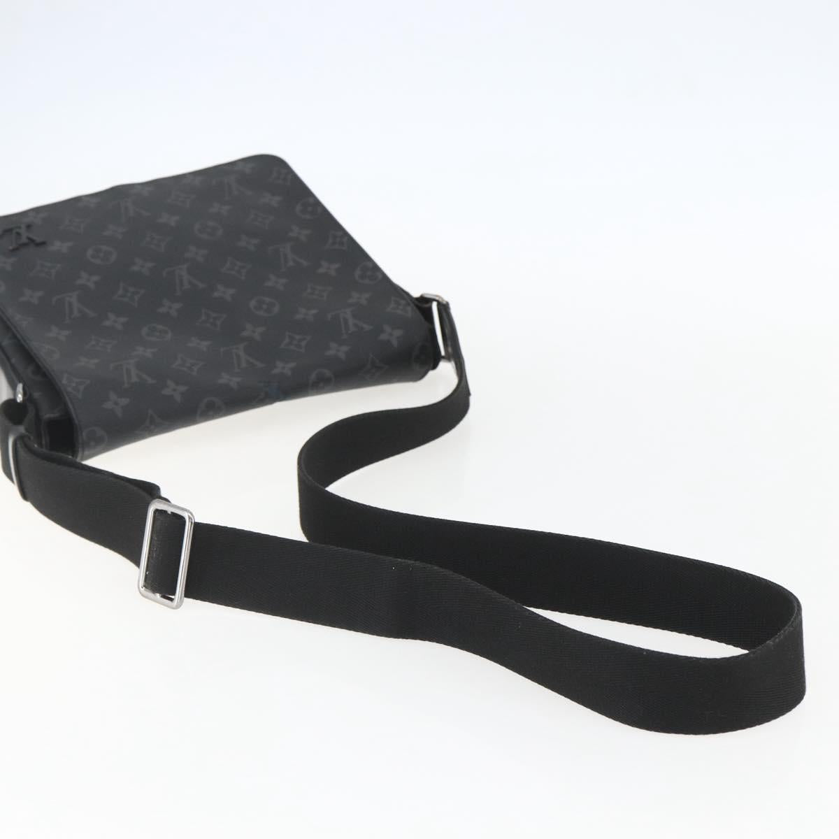 LOUIS VUITTON Monogram Eclipse District PM Shoulder Bag M45272 LV Auth 151784