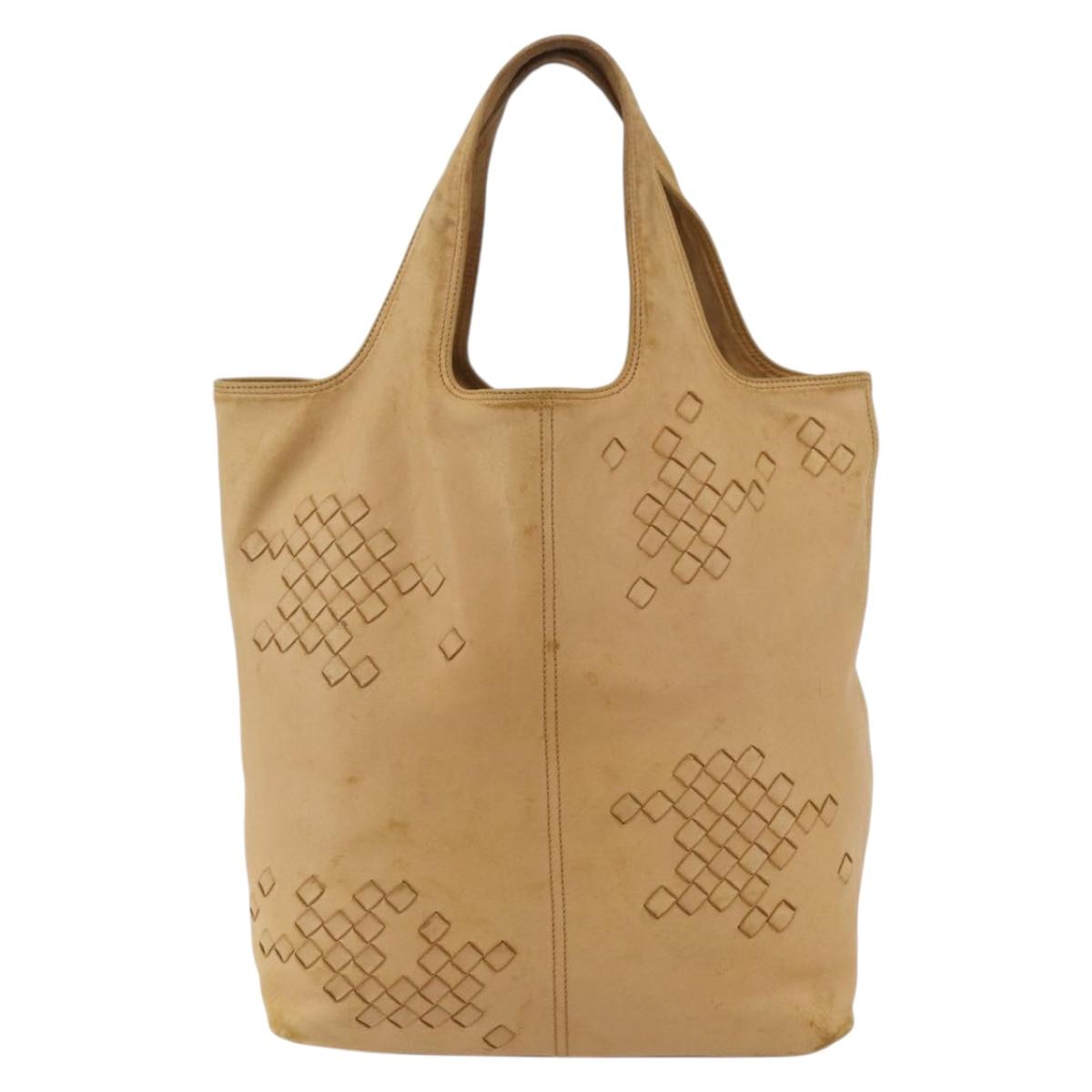 BOTTEGA VENETA INTRECCIATO Hand Bag Leather Outlet Brown 131673 Auth 151792