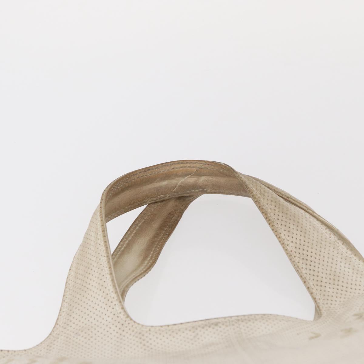 BOTTEGA VENETA INTRECCIATO Hand Bag Leather White 131673 Auth 151803