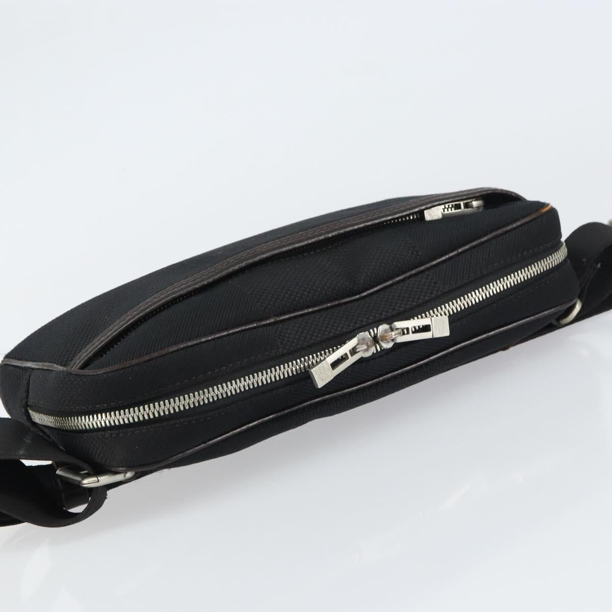 LOUIS VUITTON Damier Geant Acrobat Shoulder Bag Canvas Black M93620 Auth 151814