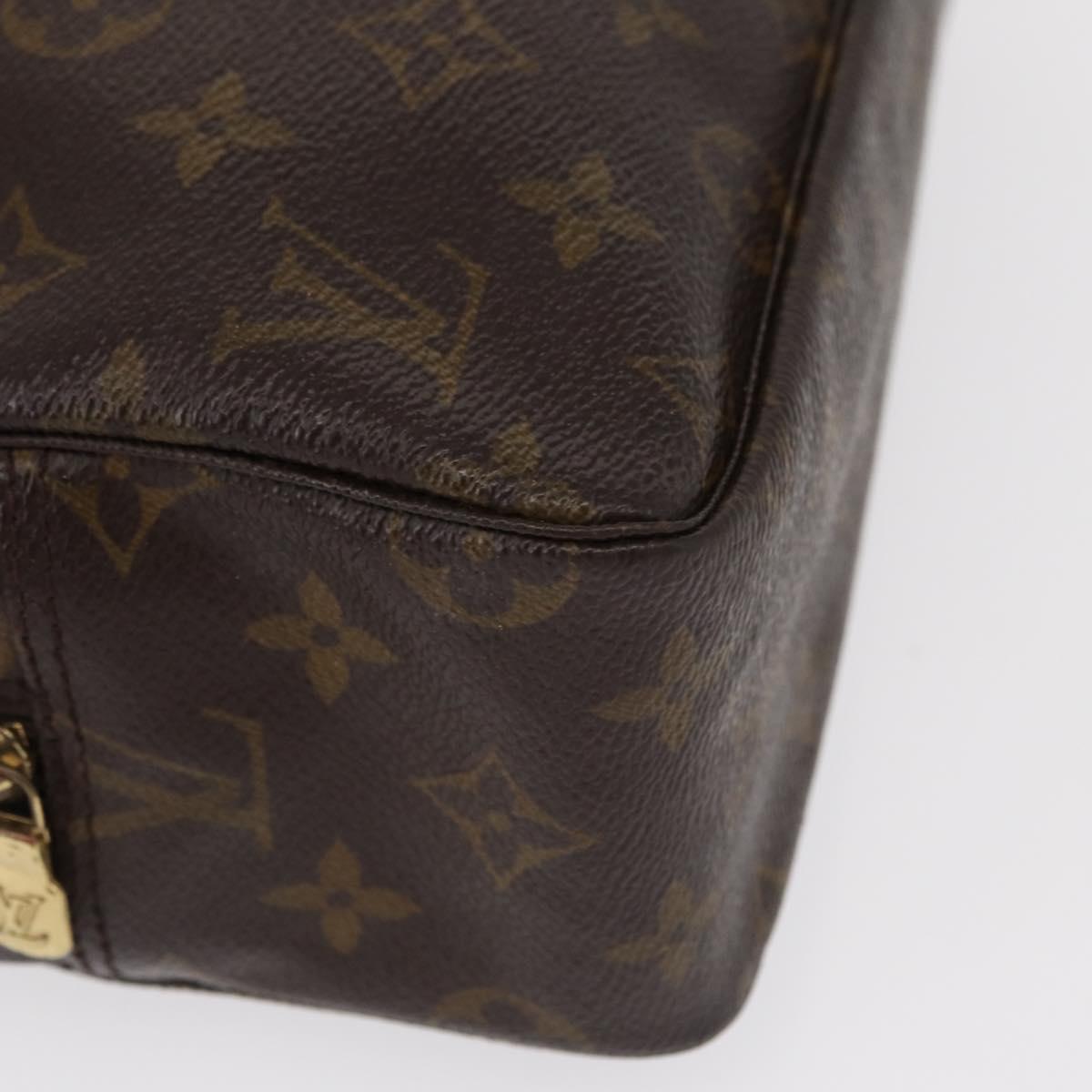 LOUIS VUITTON Monogram Trousse Toilette 28 Clutch Bag M47522 LV Auth 151817