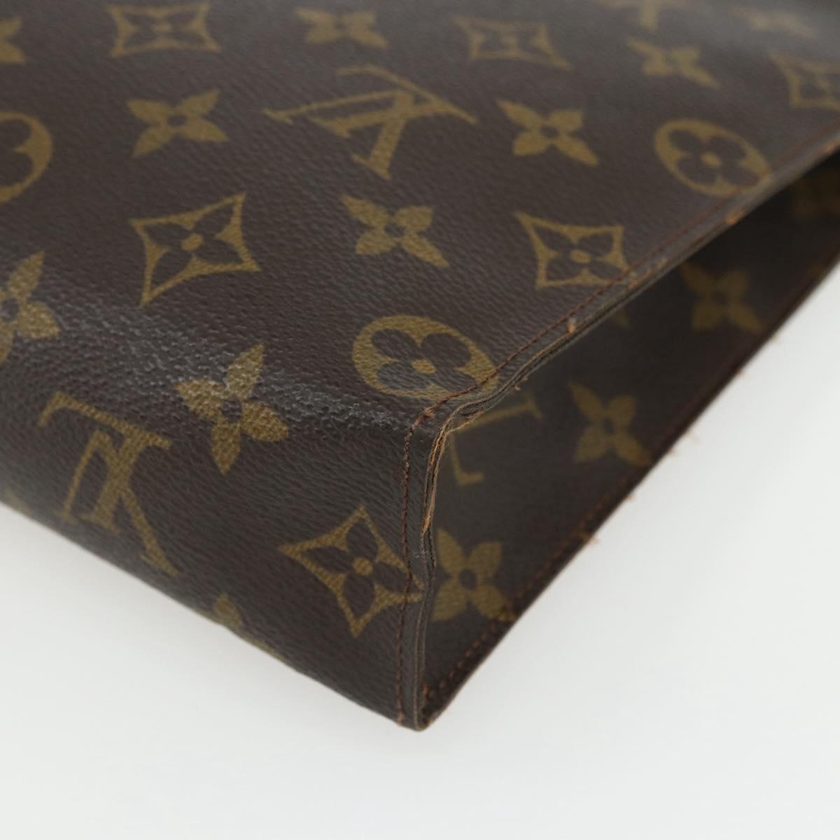 LOUIS VUITTON Monogram Poche Toilette 26 Pouch M47542 LV Auth 151819