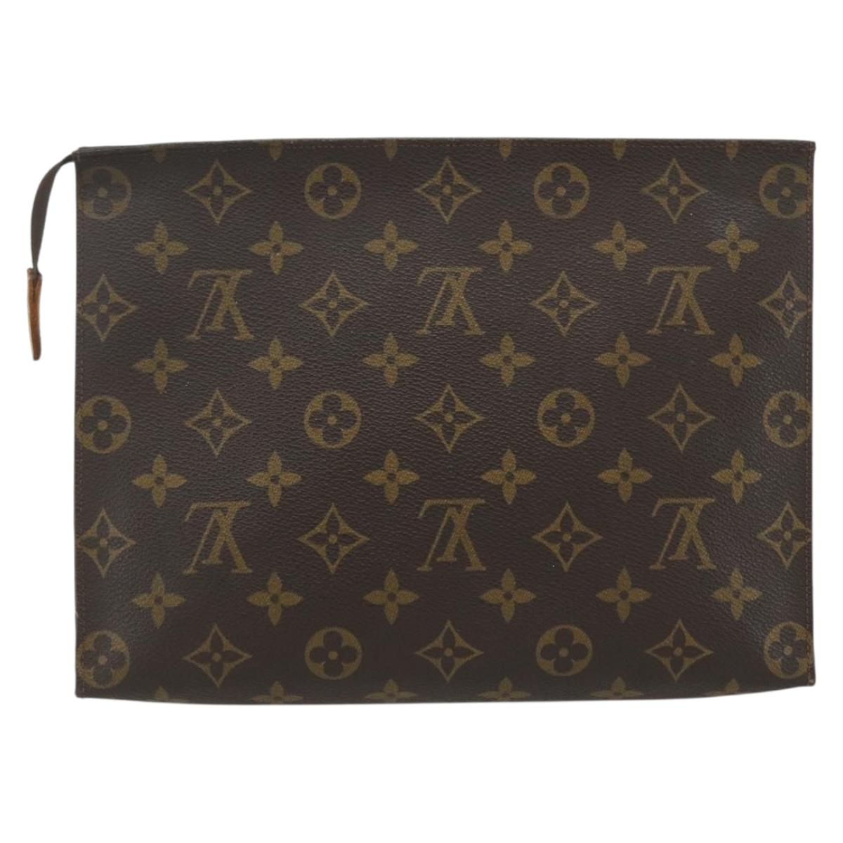 LOUIS VUITTON Monogram Poche Toilette 26 Pouch M47542 LV Auth 151819