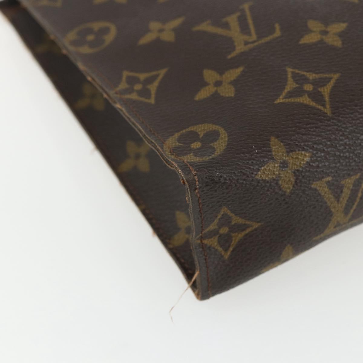 LOUIS VUITTON Monogram Poche Toilette 26 Pouch M47542 LV Auth 151819