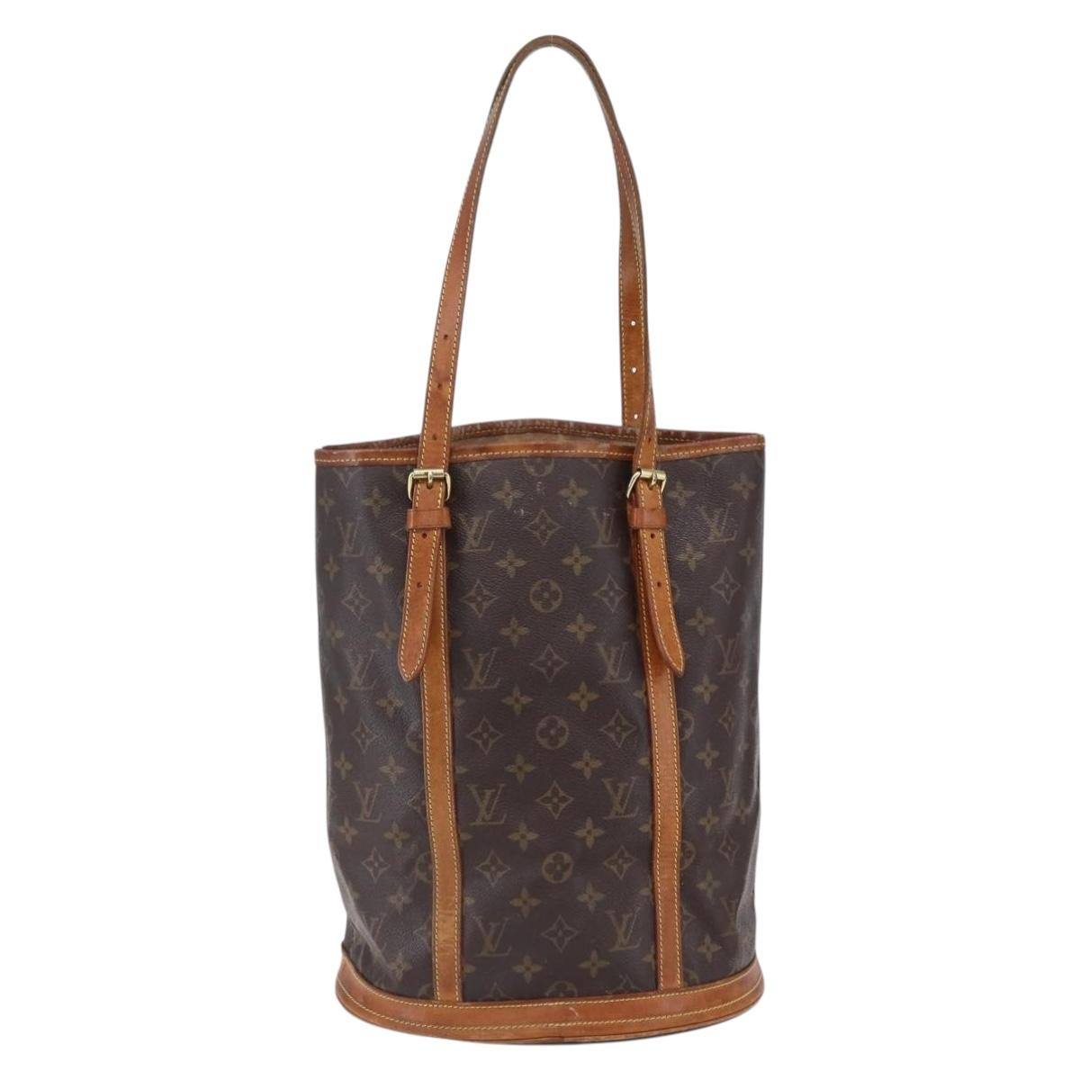 LOUIS VUITTON Monogram Bucket GM Shoulder Bag M42236 LV Auth 151829