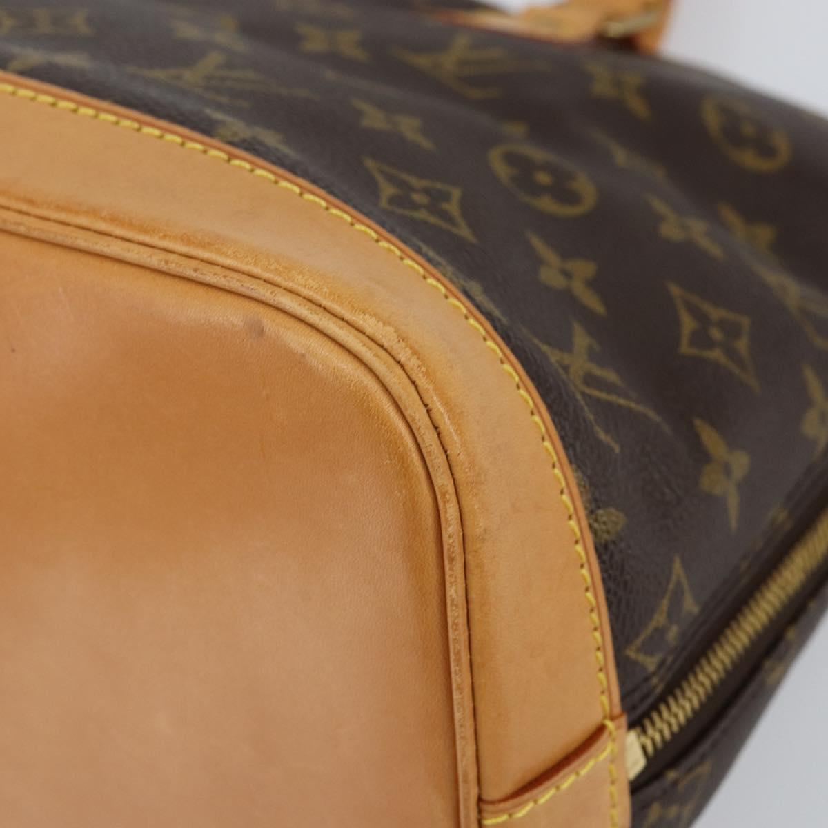 LOUIS VUITTON Monogram Alma Hand Bag M51130 LV Auth 151832