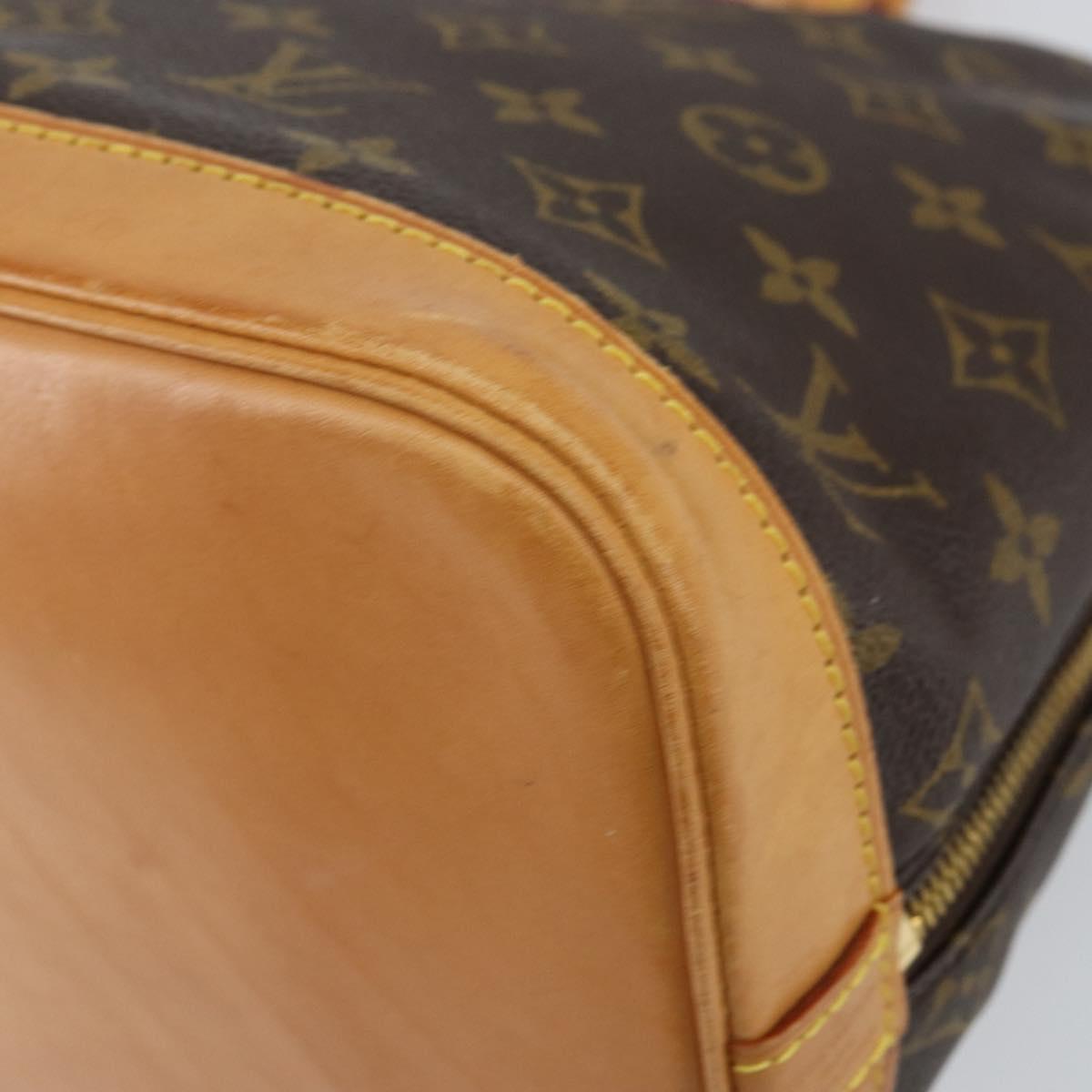 LOUIS VUITTON Monogram Alma Hand Bag M51130 LV Auth 151832