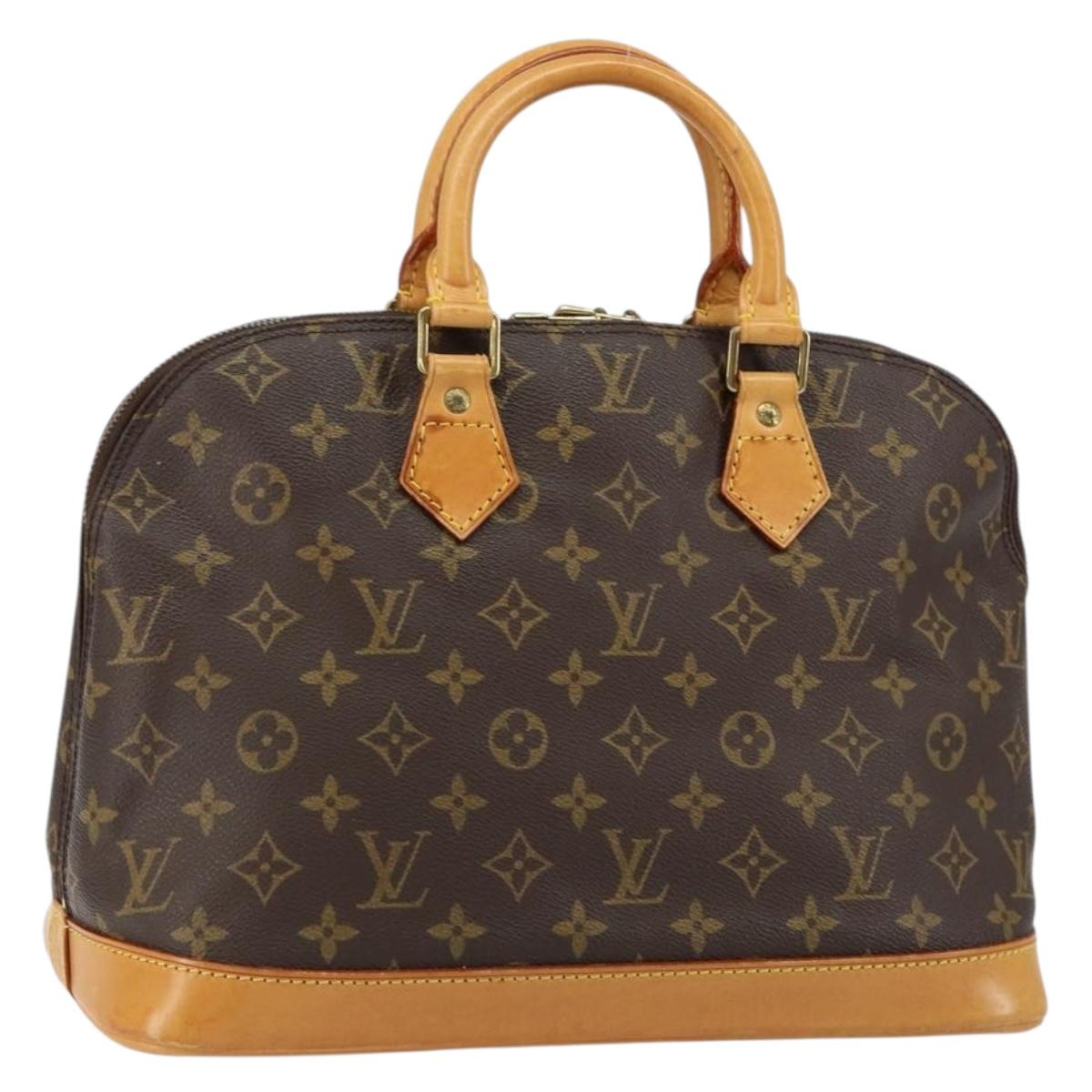 LOUIS VUITTON Monogram Alma Hand Bag M51130 LV Auth 151832