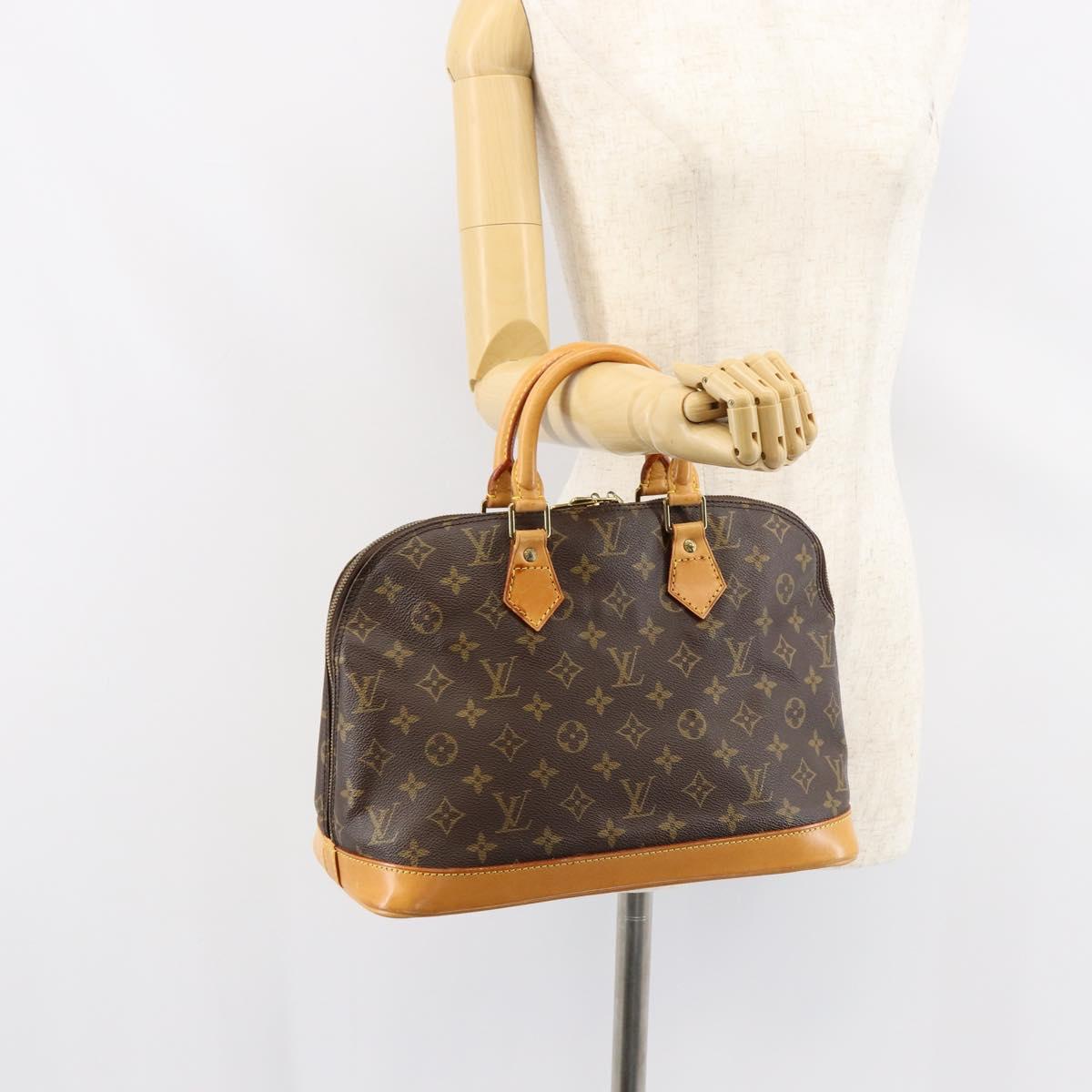 LOUIS VUITTON Monogram Alma Hand Bag M51130 LV Auth 151832