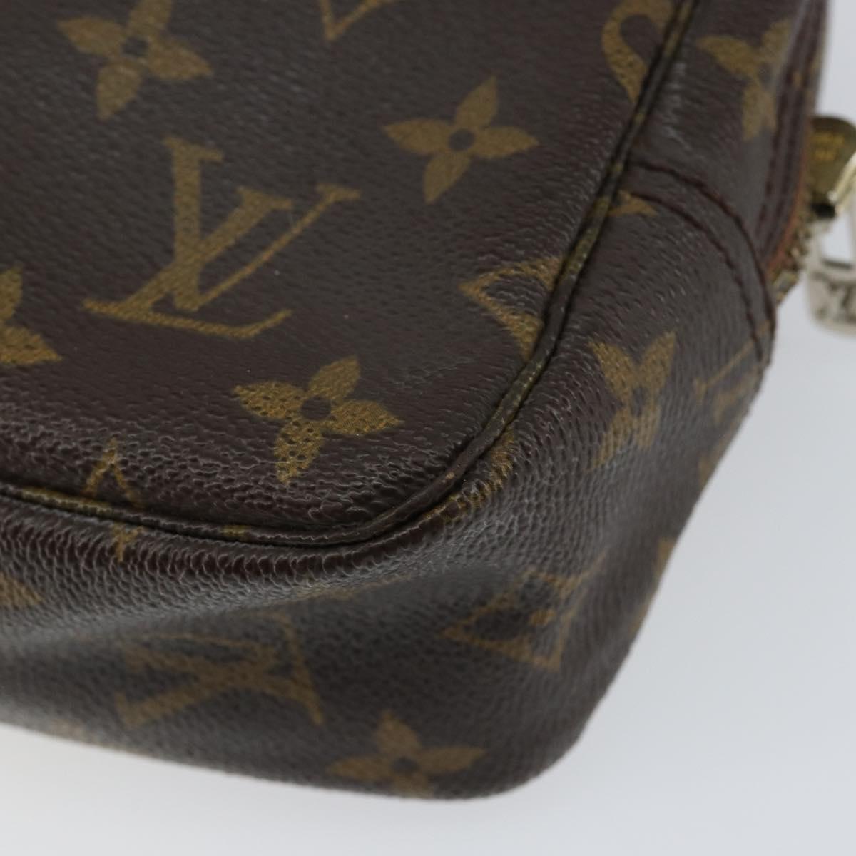 LOUIS VUITTON Monogram Trousse Toilette 23 Clutch Bag M47524 LV Auth 151834