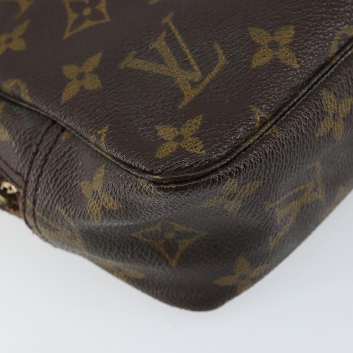 LOUIS VUITTON Monogram Trousse Toilette 23 Clutch Bag M47524 LV Auth 151834