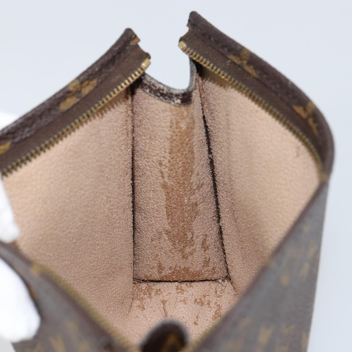 LOUIS VUITTON Monogram Poche Toilette 19 Pouch M47544 LV Auth 151835