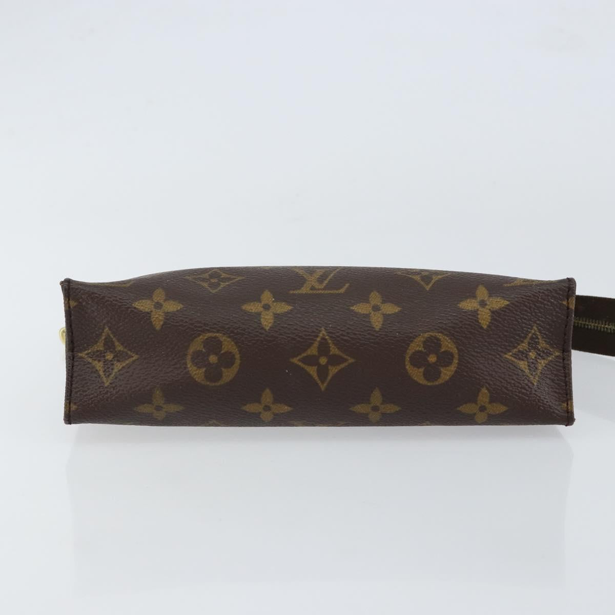 LOUIS VUITTON Monogram Poche Toilette 19 Pouch M47544 LV Auth 151835
