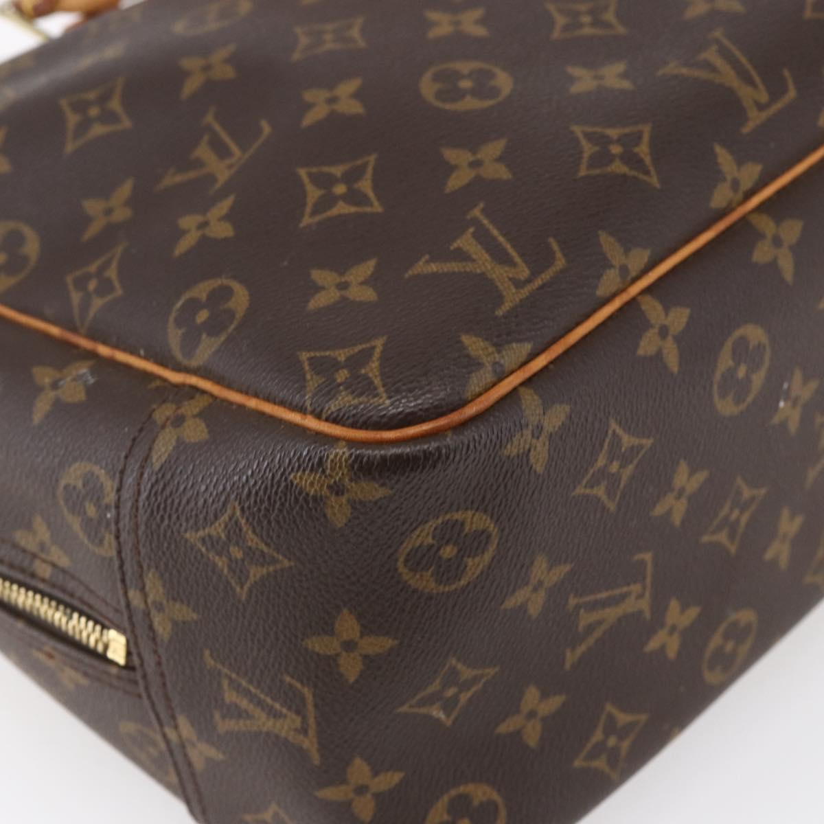 LOUIS VUITTON Monogram Deauville Hand Bag M47270 LV Auth 151838