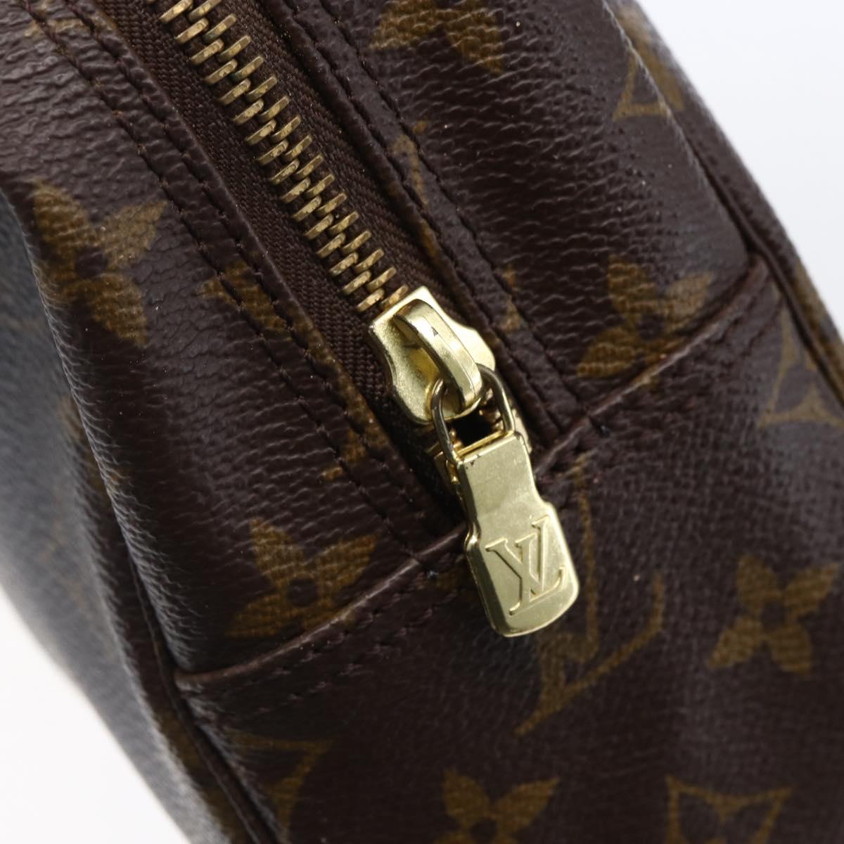 LOUIS VUITTON Monogram Trousse Toilette 28 Clutch Bag M47522 LV Auth 151841