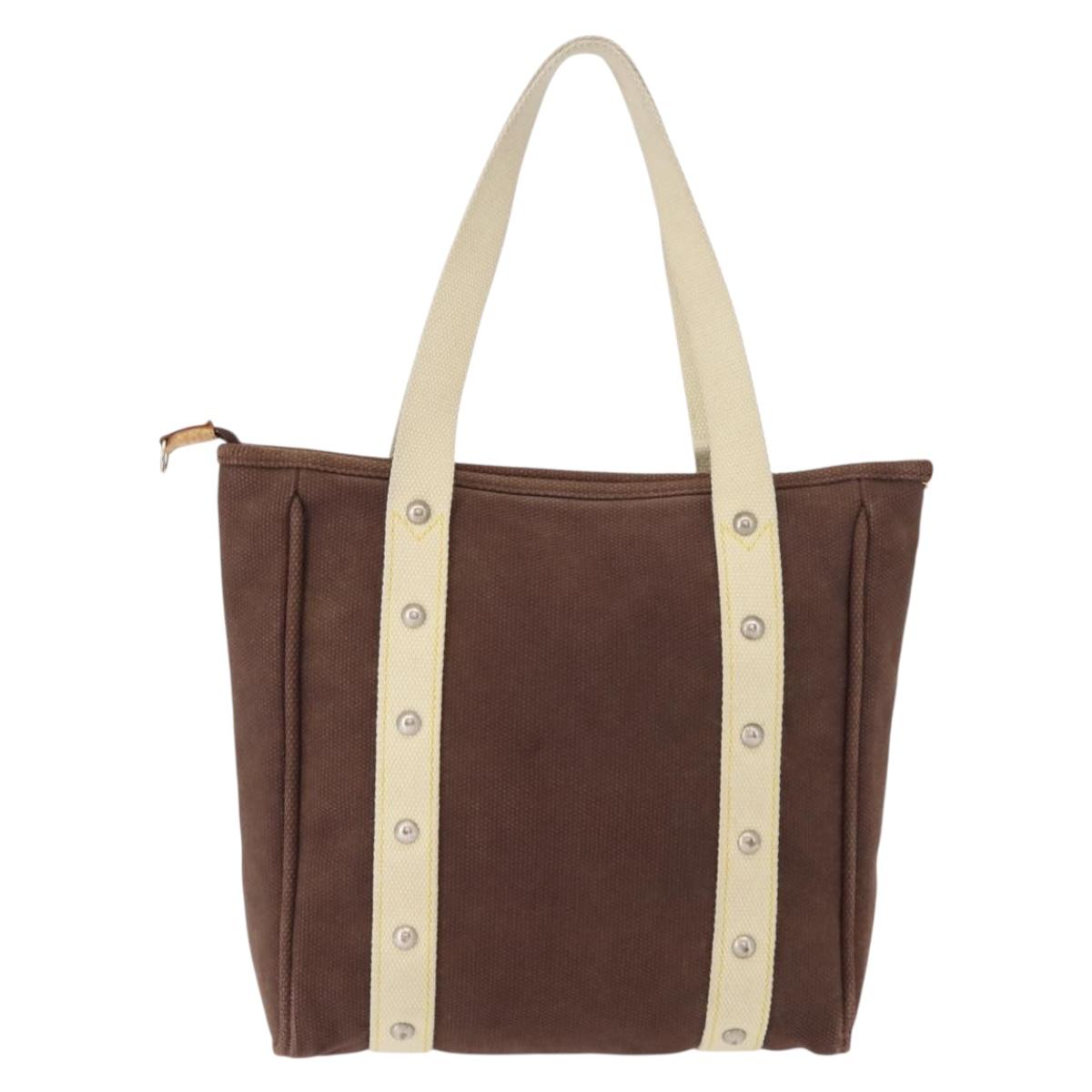 LOUIS VUITTON Antigua Cabas PM Tote Bag Brown LV Auth 151843