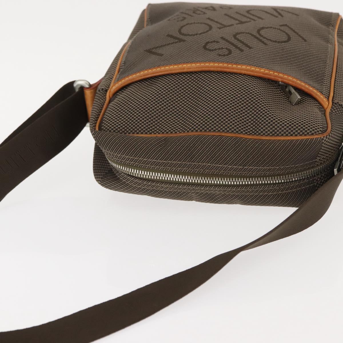 LOUIS VUITTON Damier Geant Sitadan NM Shoulder Bag Brown Tail M93224 Auth 151845