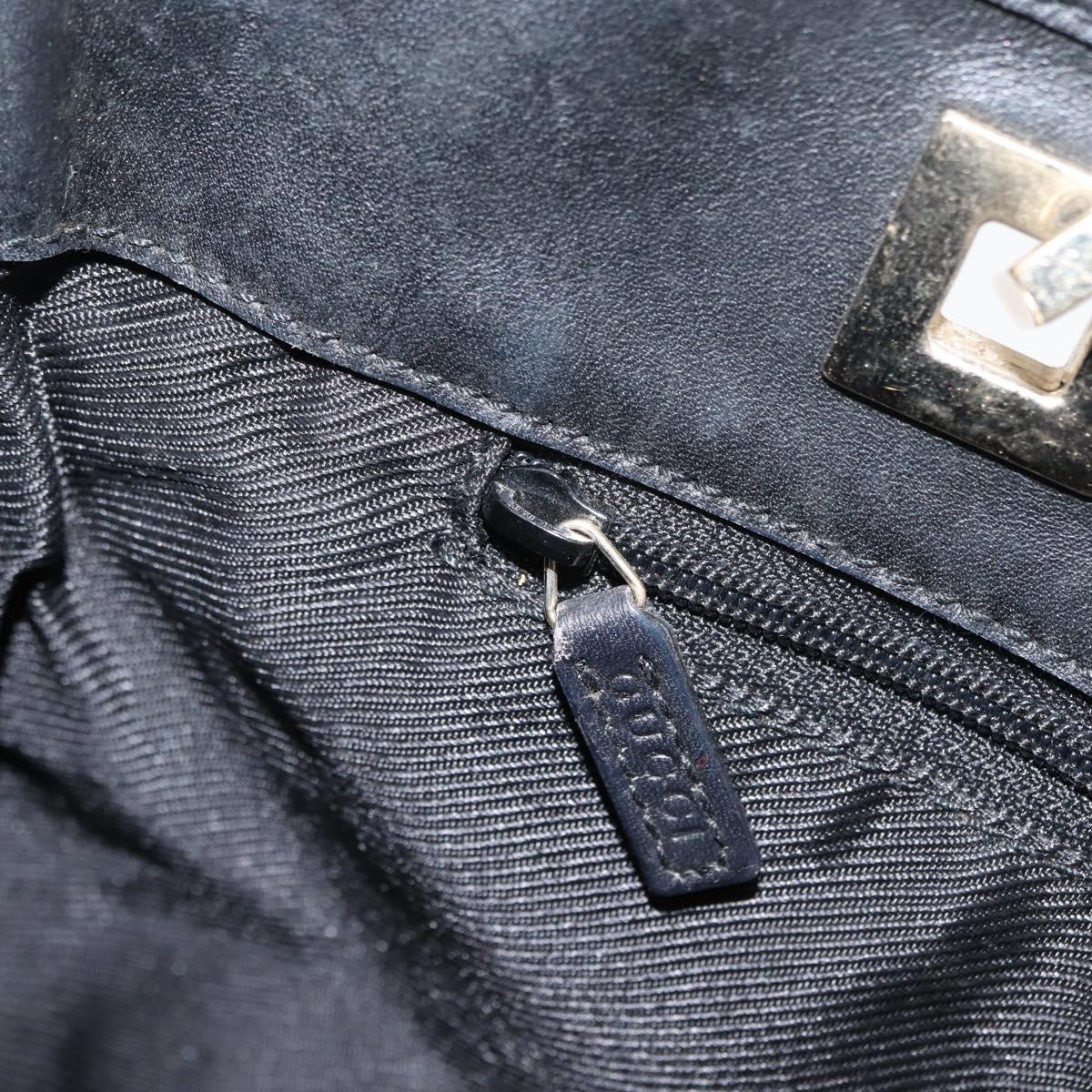 GUCCI GG Canvas Tote Bag Black Gold 002 1099 Auth 151846