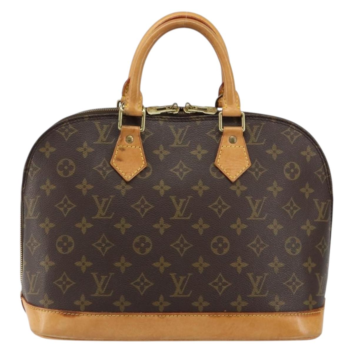 LOUIS VUITTON Monogram Alma Hand Bag M51130 LV Auth 151850