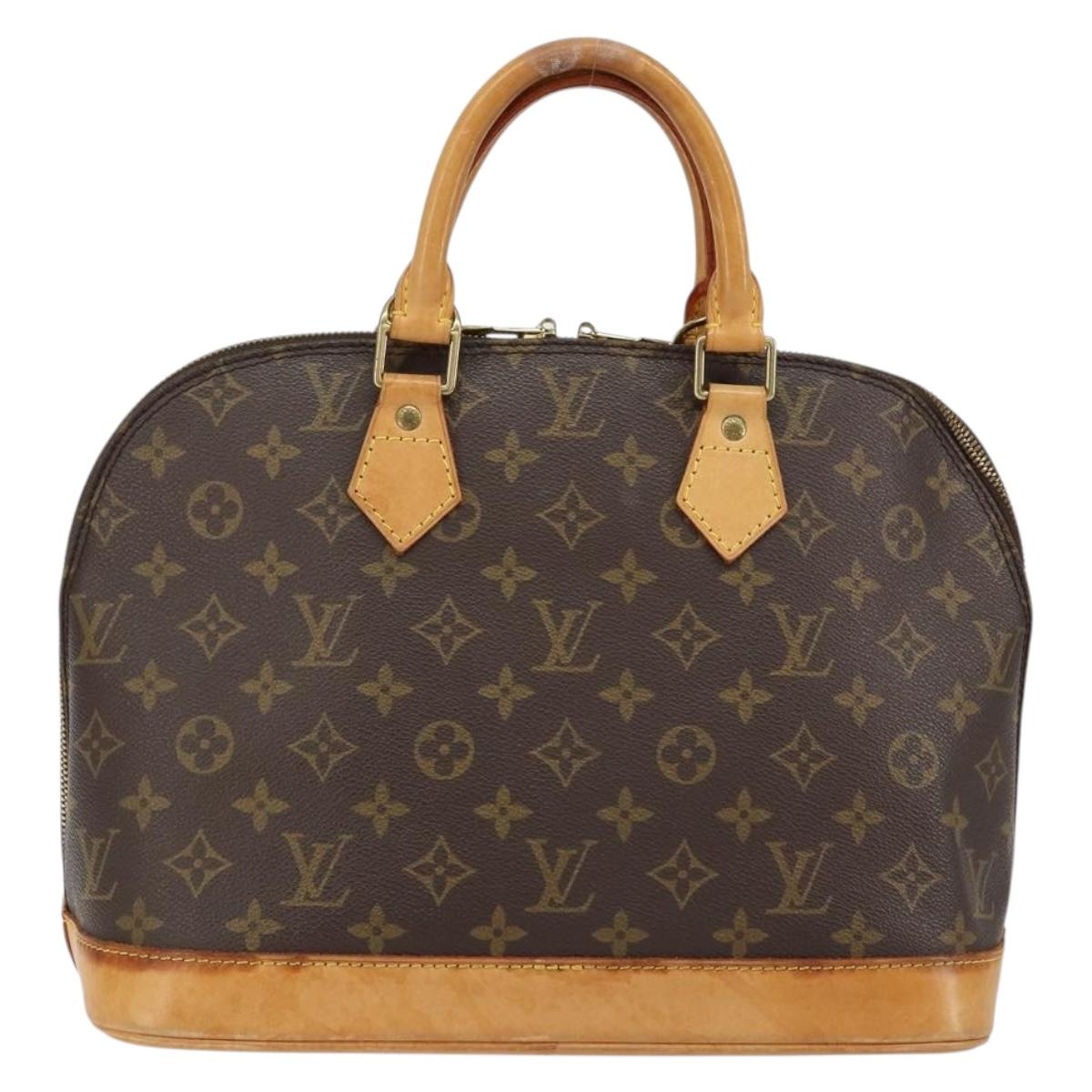 LOUIS VUITTON Monogram Alma Hand Bag M51130 LV Auth 151850