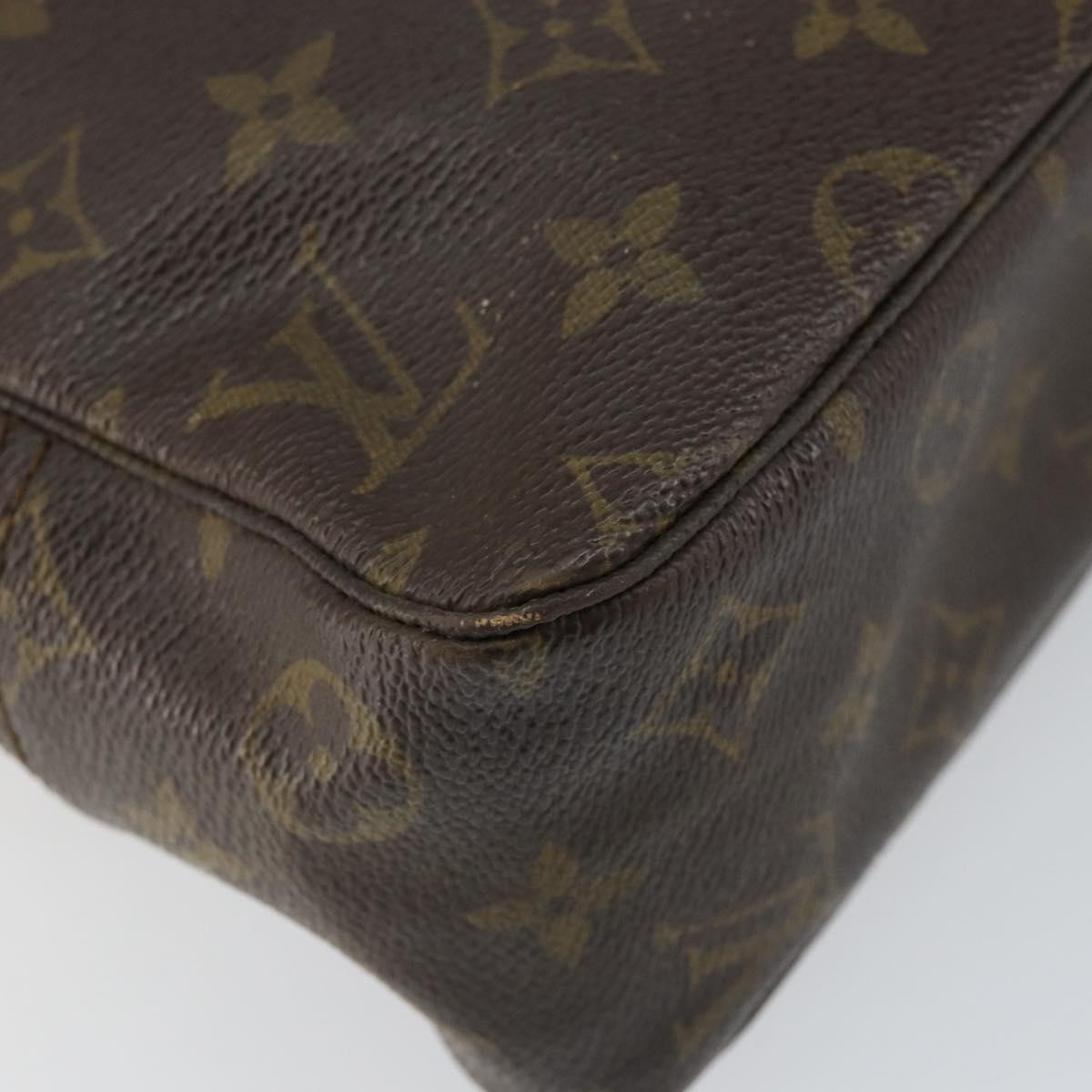 LOUIS VUITTON Monogram Trousse Toilette 28 Clutch Bag M47522 LV Auth 151853