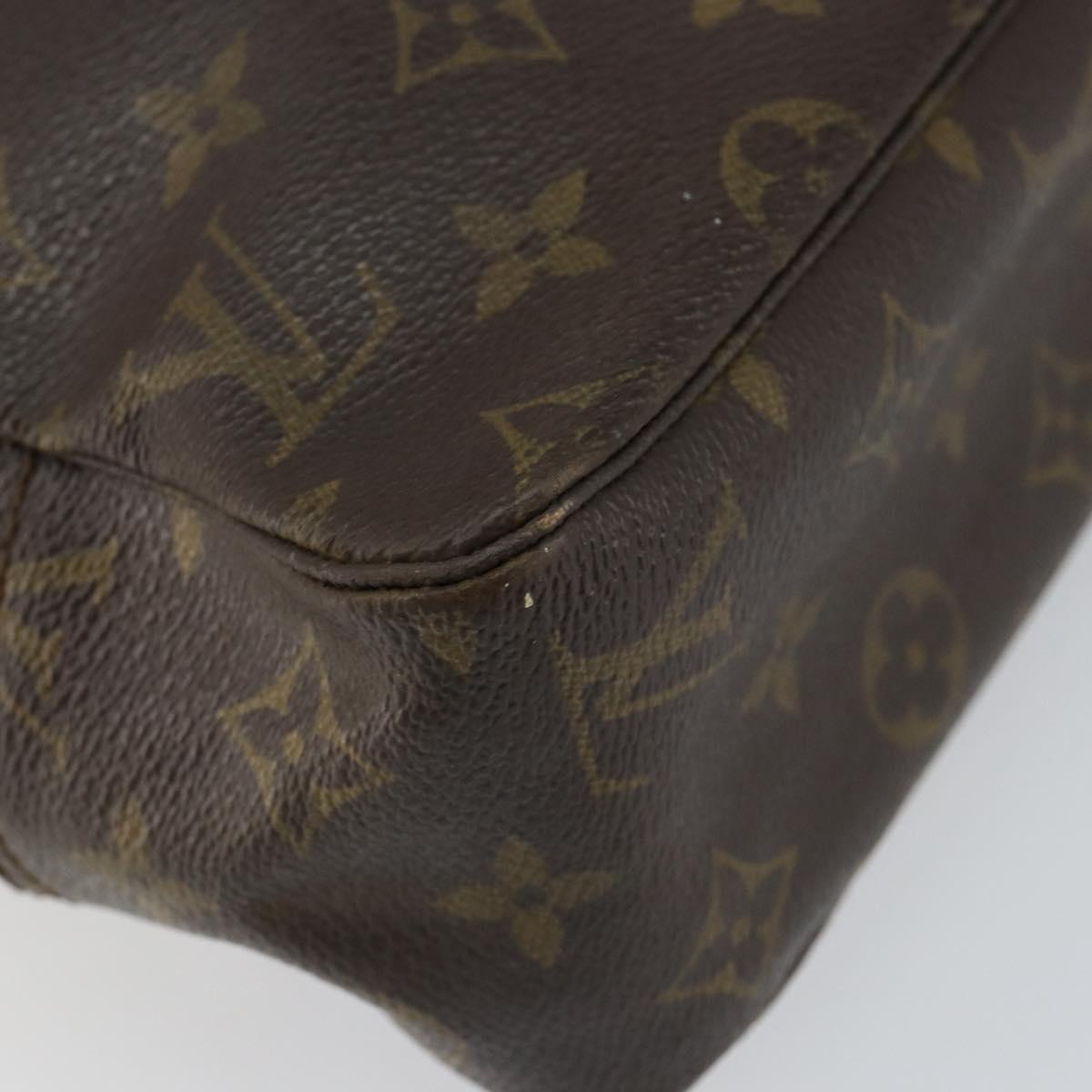 LOUIS VUITTON Monogram Trousse Toilette 28 Clutch Bag M47522 LV Auth 151853