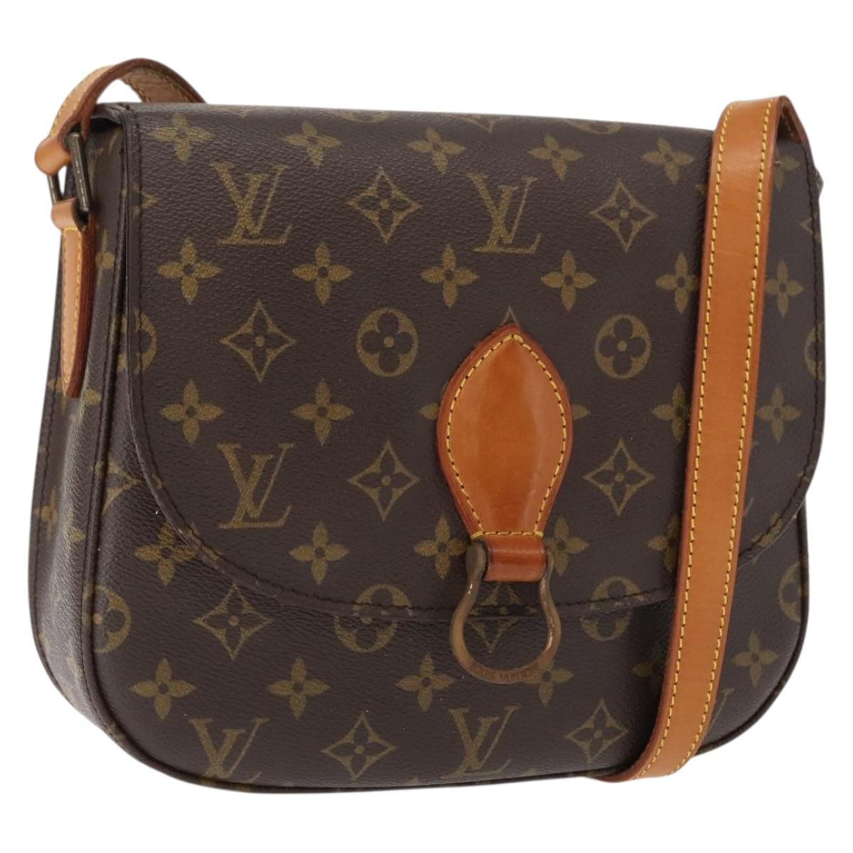 LOUIS VUITTON Monogram Saint Cloud GM Shoulder Bag M51242 LV Auth 151854