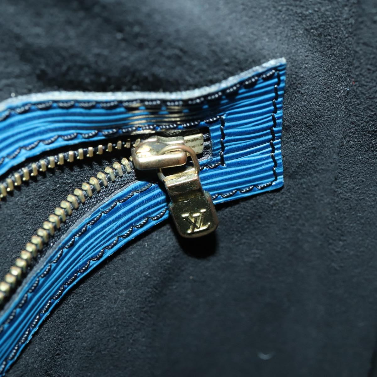 LOUIS VUITTON Epi Randonnee GM Shoulder Bag Blue M43085 LV Auth 151856