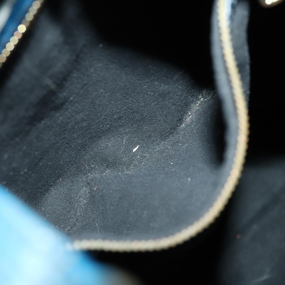 LOUIS VUITTON Epi Randonnee GM Shoulder Bag Blue M43085 LV Auth 151856