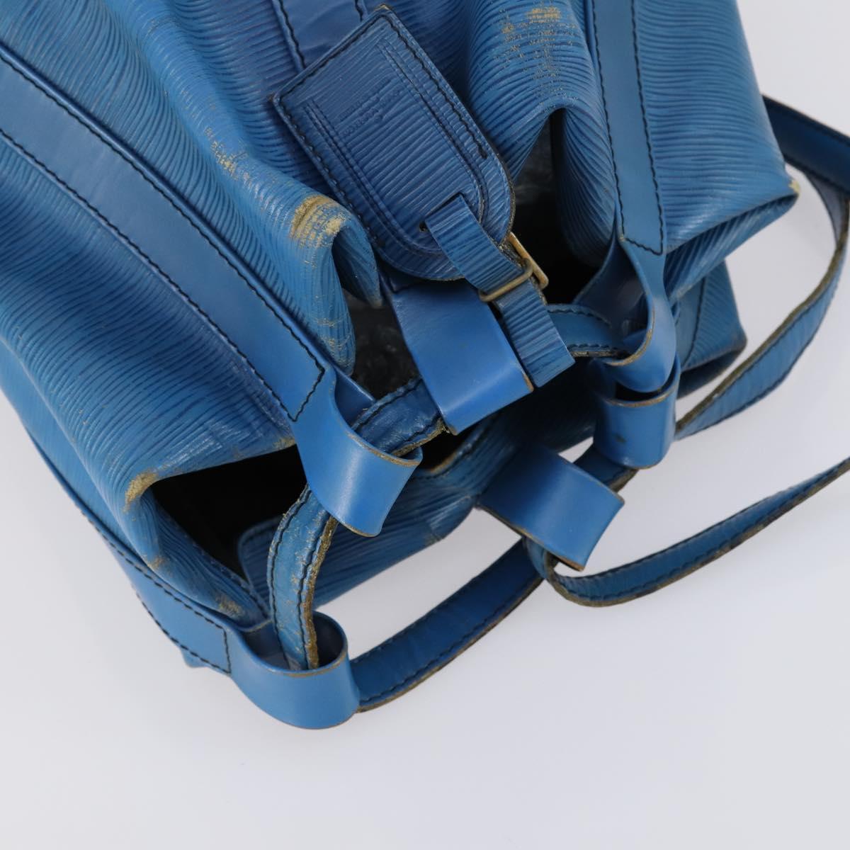 LOUIS VUITTON Epi Randonnee GM Shoulder Bag Blue M43085 LV Auth 151856