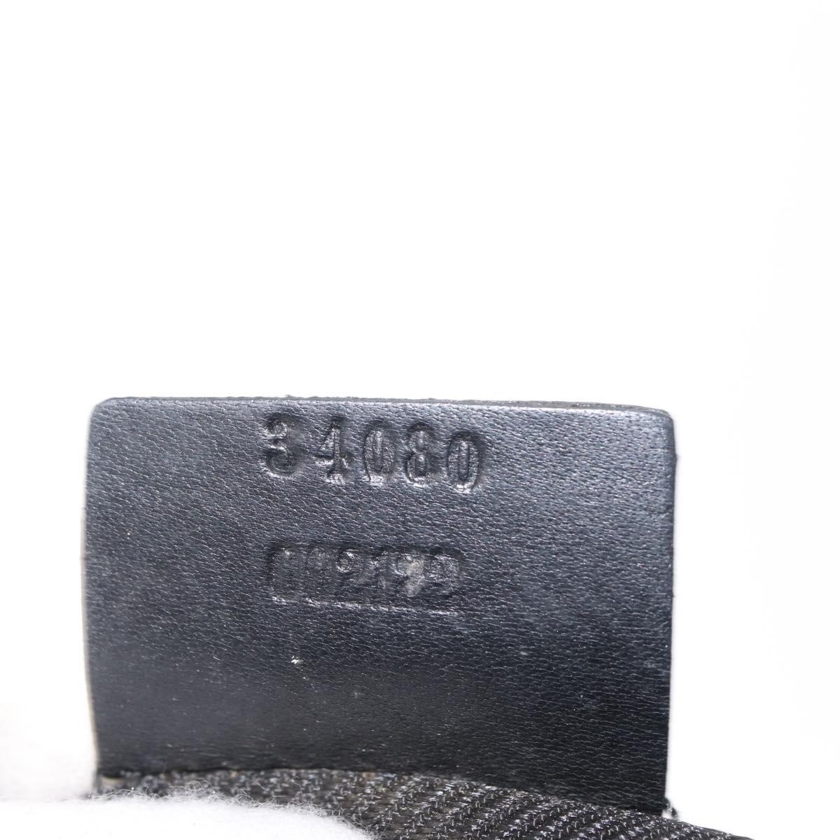 GUCCI GG Canvas Accessory Pouch Black 34080 Auth 151873