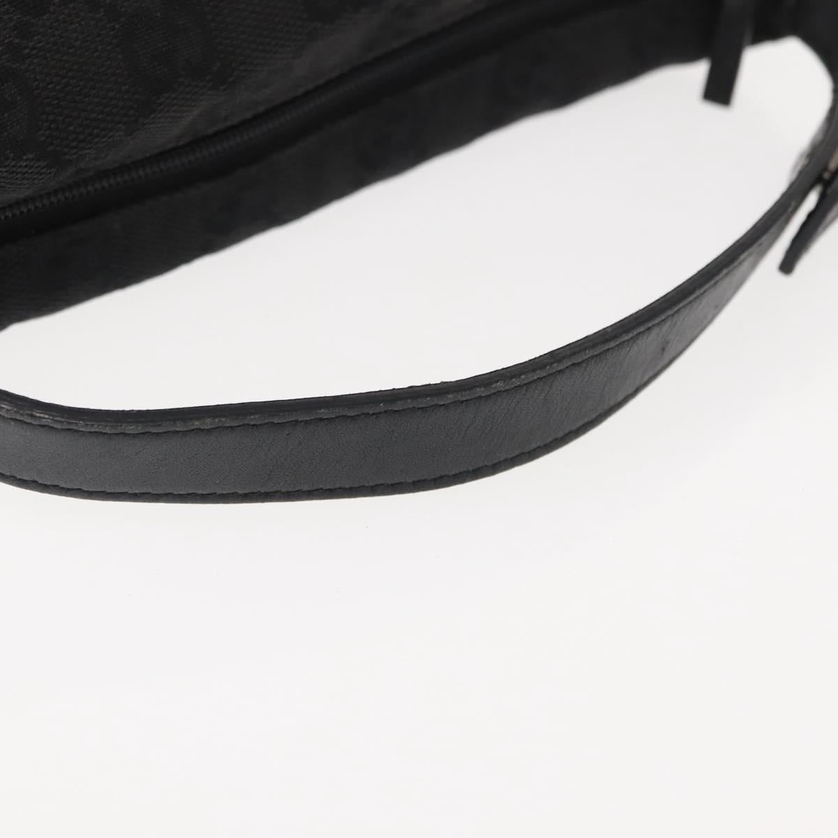 GUCCI GG Canvas Accessory Pouch Black 34080 Auth 151873