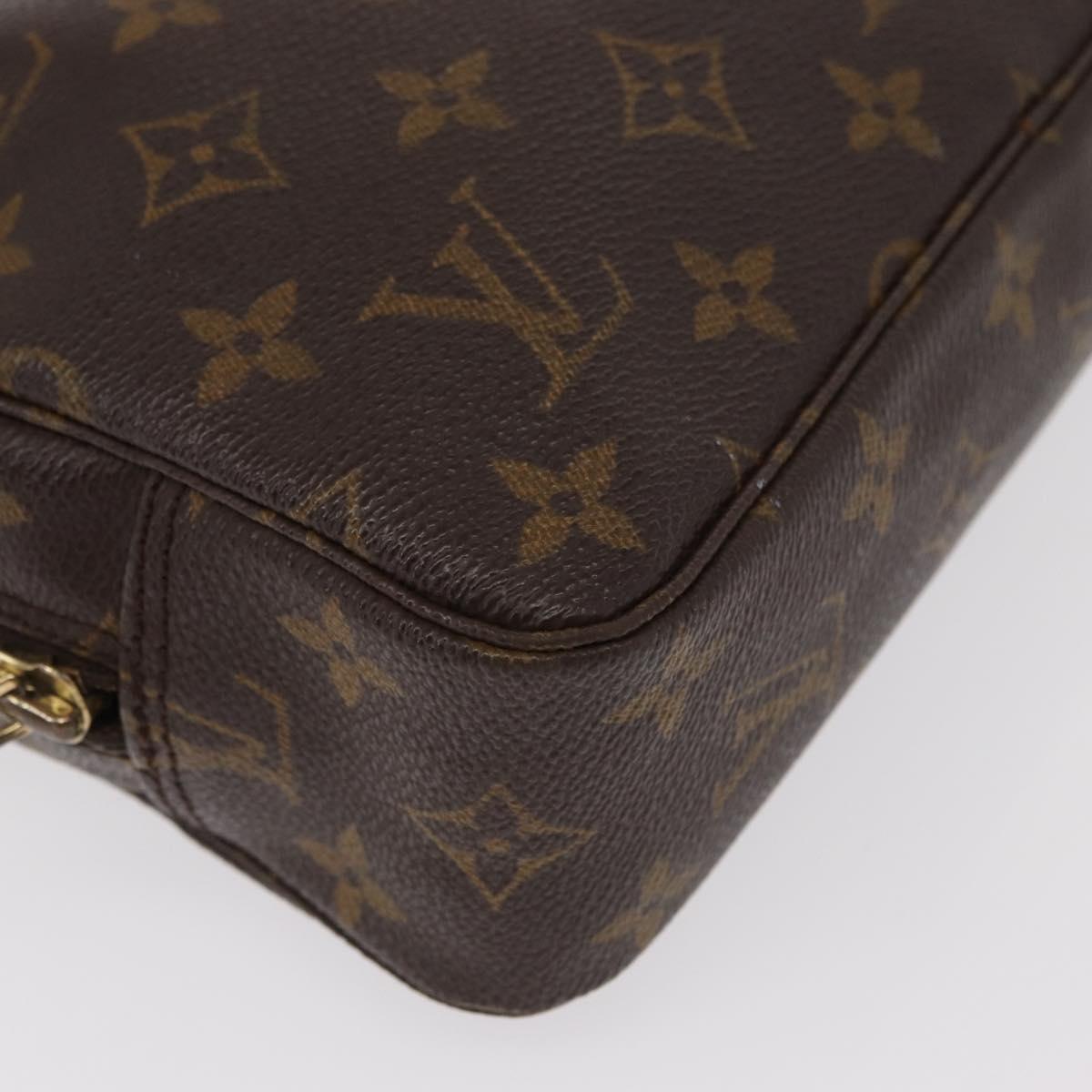 LOUIS VUITTON Monogram Trousse Toilette 23 Clutch Bag M47524 LV Auth 151900