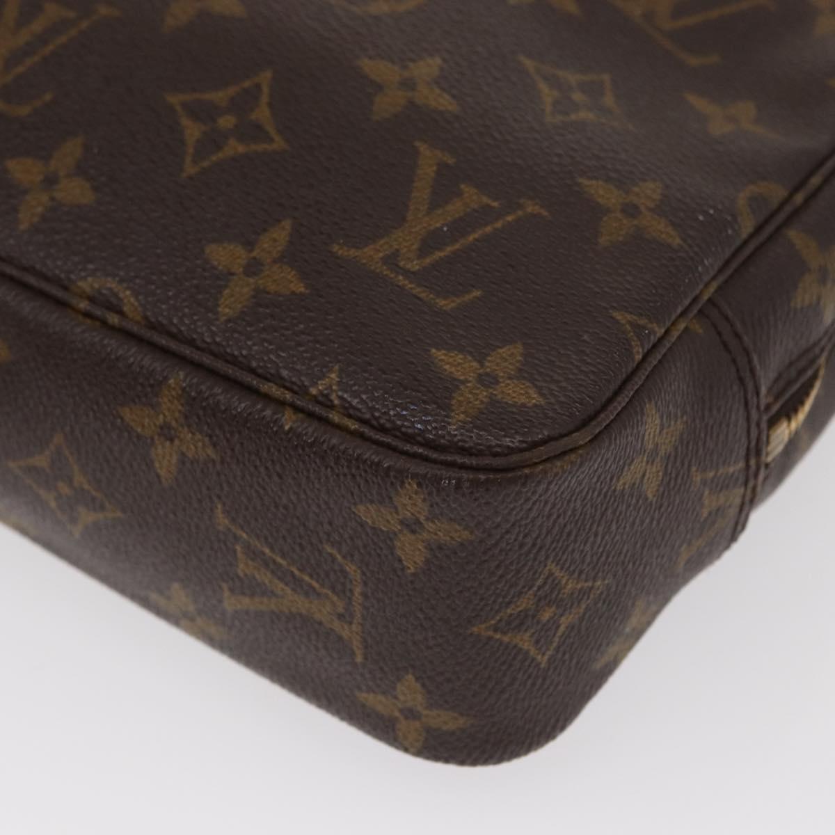 LOUIS VUITTON Monogram Trousse Toilette 23 Clutch Bag M47524 LV Auth 151900