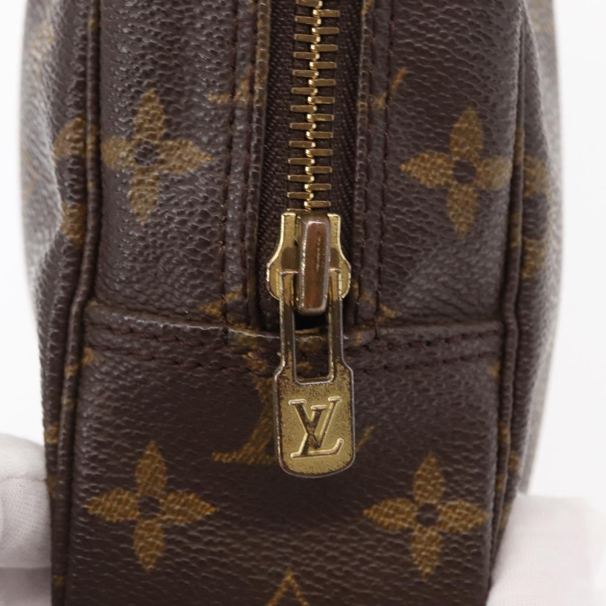 LOUIS VUITTON Monogram Trousse Toilette 23 Clutch Bag M47524 LV Auth 151900