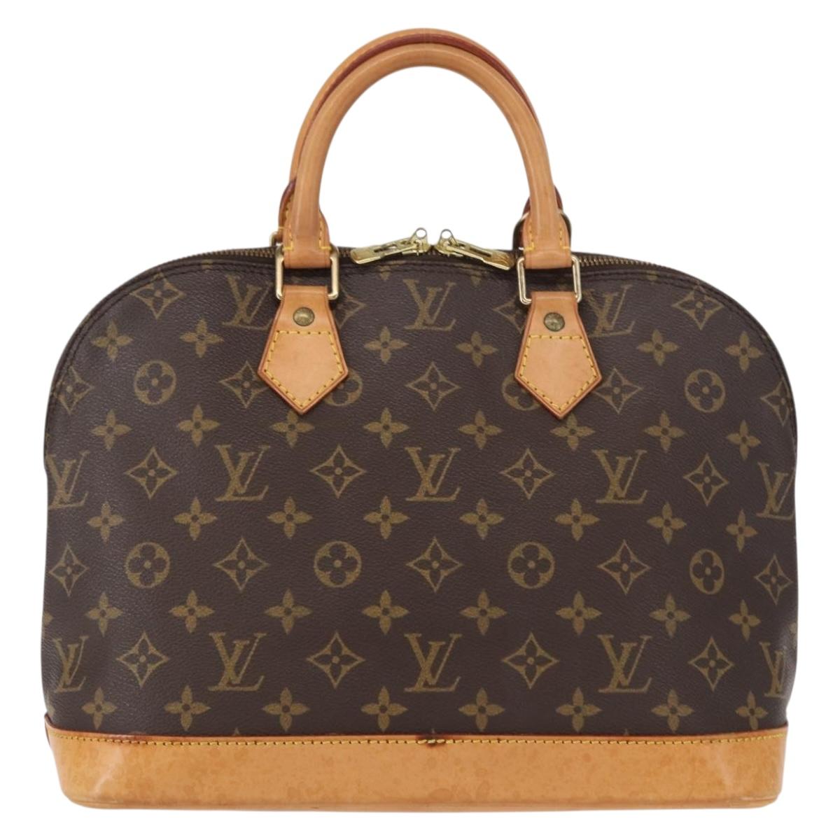 LOUIS VUITTON Monogram Alma Hand Bag M51130 LV Auth 151902