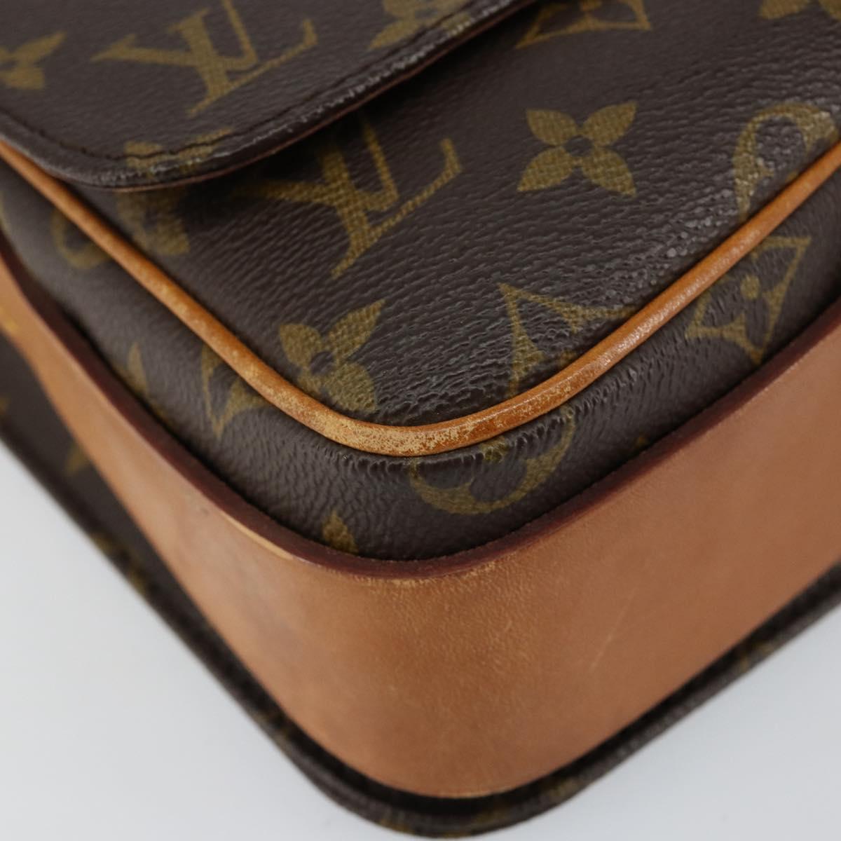 LOUIS VUITTON Monogram Cartouchiere MM Shoulder Bag M51253 LV Auth 151906