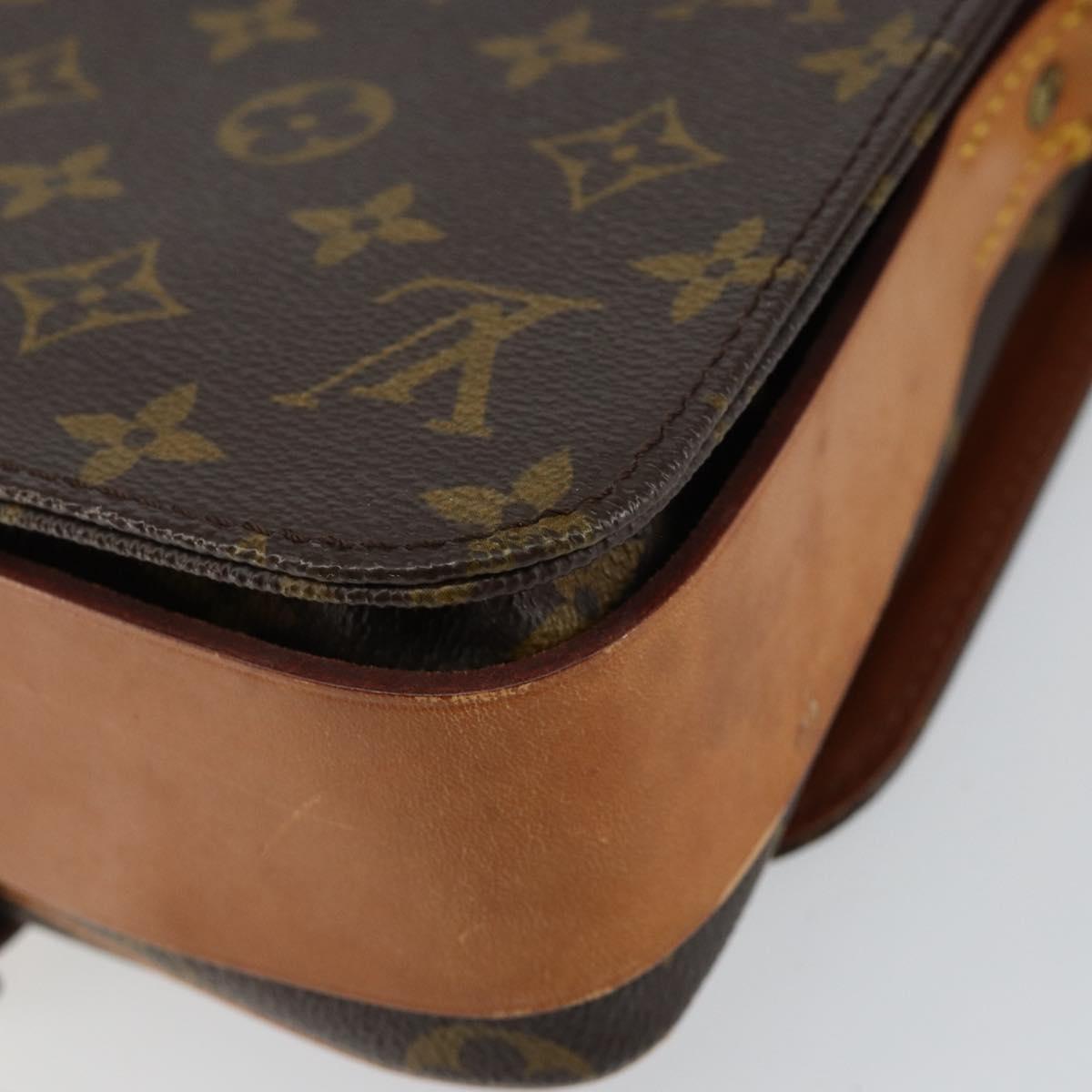 LOUIS VUITTON Monogram Cartouchiere MM Shoulder Bag M51253 LV Auth 151906
